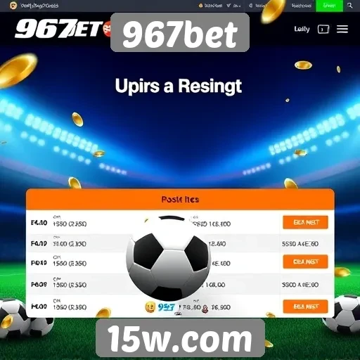 Oferta de jogos e apostas na plataforma 967bet